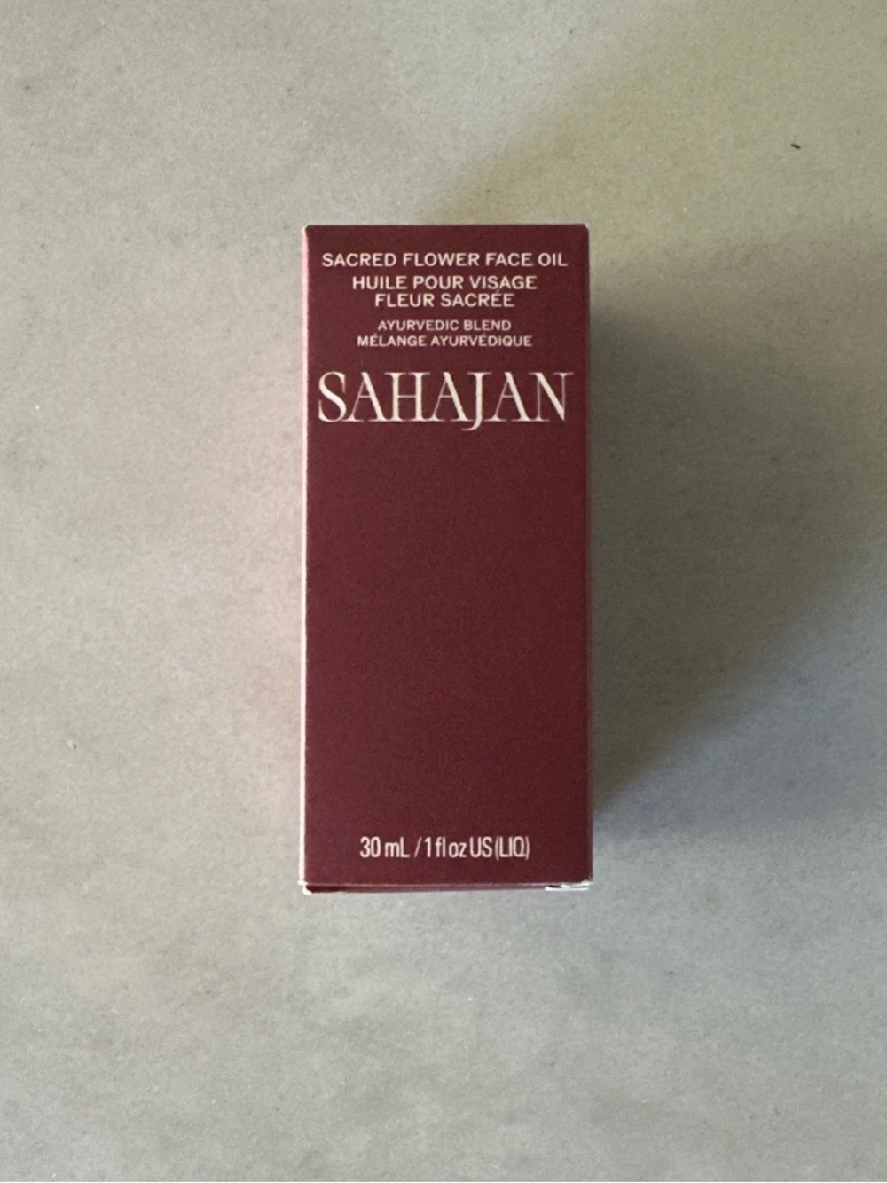 Sahajan flower face oil BNIB exp. 1/28